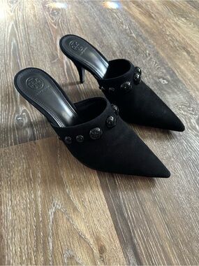 Tory Burch Georgina Suede Mules